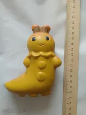 Игрушка Гусеница Старая резина Клеймо СССР Резиновая Редкая