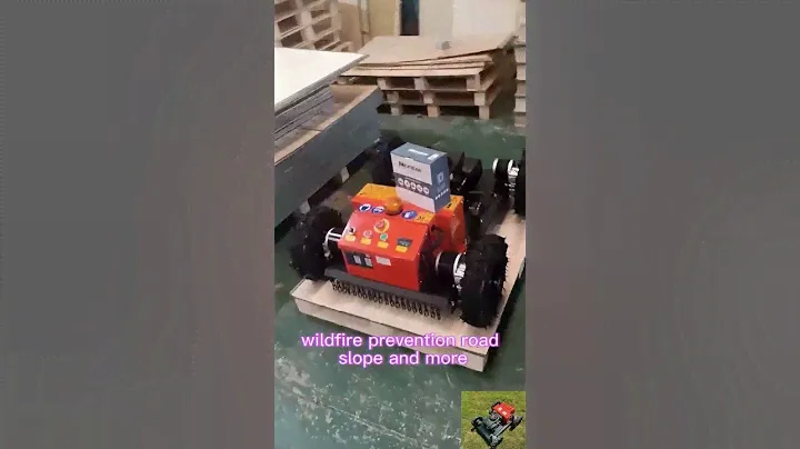 Vigorun VTLM800 remote controlled caterpillar weed cutter for sale made by Vigorun Tech