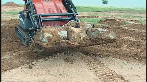 Ditch Witch Compact Utility Rock Bucket Attachment