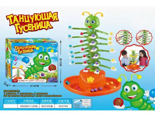 Настольная Игра Танцующая гусеница (игровые элементы, правила, в коробке, от 4 лет) Y18723199, (Рыжи-0