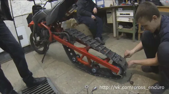 TTRactor 125 part 1 (гусеница для мотоцикла)